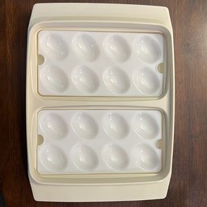 Vintage Tupperware Deviled Egg Holder